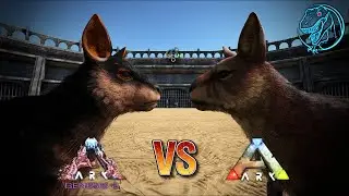 R-Procoptodon vs. Procoptodon | ARK Dino Short Fight 🦎 