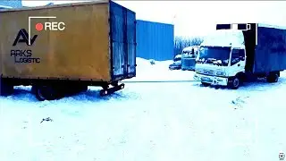 ФОТОН вытаскивает застрявший КАМАЗ!Достроили ГАРАЖ!