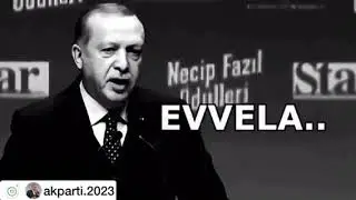 ERDOĞAN MÜTHİŞ KONUŞMASI BİR AKIL GELDİ!!!