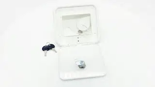 Valterra White Gravity Water Hatch Fill Dish Lock Keys A01-2002BU