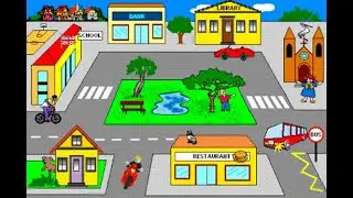 Places and buildings in a city in English. Места и здания в городе на английском языке 