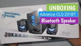 ✅️ Unboxing speaker Advance CLS-201BT Bluetooth