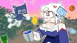 Muzu plays minecraft