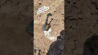 Offering RC Excavator help to construction crew 😂 
