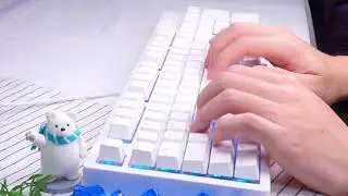 ABKO K995P V3 무접점 키보드 타건영상, 순정.