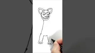 SMILE CAT from Zoonomaly with one line