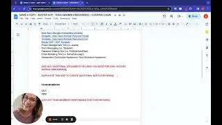 How to Fill in An SOP