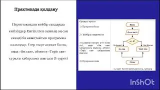 Әлімтай Б.Ш. "Тармақталған алгоритмді бағдарламалау"