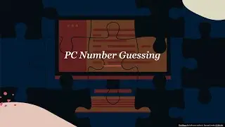 Game Of Guessing Number By PC . Part 2 of programming class .