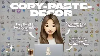 Copy & Paste Cute Symbols ☁︎ | Aesthetic Emojis for Bio, Notes & Captions!
