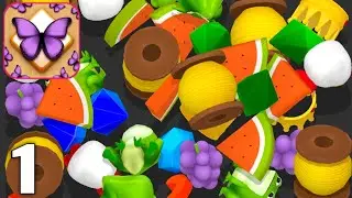 Triple Match 3D - Gameplay Walkthrough Part 1 All Levels 1-13 (Android & iOS)
