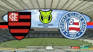 FLAMENGO x BAHIA | Campeonato Brasileiro 2023 (RODADA 25) | PES 2021 Gogosz Patch v3.2