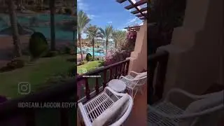 Standard room with pool view in Dream Lagoon Aqua park Resort Marsa Alam.