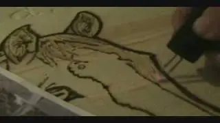 Woodburning Handsome the Horse