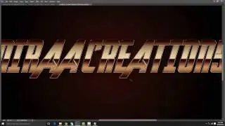ADOBE PHOTOSHOP TUTORIAL - Bronze Effect Text