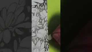 Мой первый шортс! Процесс нанесения скринтона на новую страничку скетчбука 