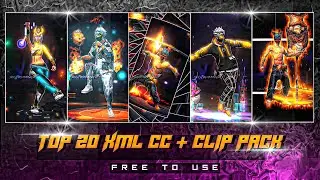 🔺Free Fire Top 10 Xml + Cc + Clips 🔸ff Clips For Editing🔸ff Emote Clips 🔸ff clip🔻