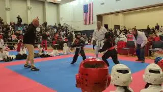 Cass sparring