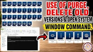 Purge | Delete Old Versions | Open System Window |Stop Saving Multiple Copies | Creo Parametric |