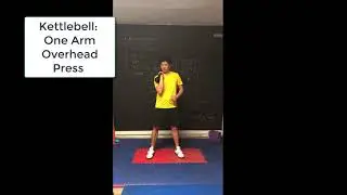 KB one arm overhead press