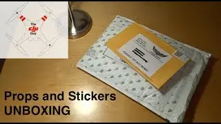 Unboxing of Aerial-pixel and chinatoysfinder stickers and props