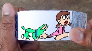 Doraemon Cartoon Flipbook #21 | Shizuka slaps Nobita Flip Book | Flip Book Artist 2022