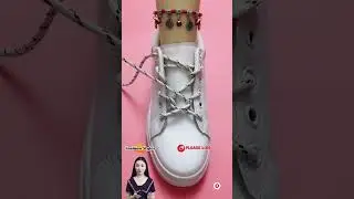 Trending sneaker laces tying, shoes tying quick ways #shoelaces #shorts