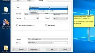 DBF to JSON Converter, video manual