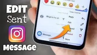 How to Edit Sent Message in Instagram