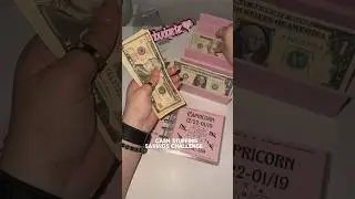 zodiac mini savings | cash stuffing ASMR #asmr #money #cashstuffwithme #cashstuffing #shorts