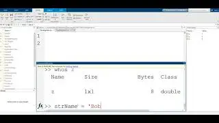 MATLAB For Engineers - Variables Part 2 - MATLAB Example