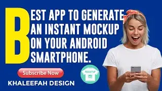How to create an instant Mockup on your Android Smartphone | Pixellab Tutorial