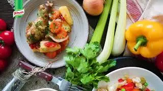 Рагу из курицы вкусное обьедение 😋