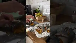 Скумбрия с овощами и сыром в духовке!Подача 🔥