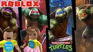ROBLOX NINJA TURTLES VS JUSTICE LEAGUE ! || Roblox Gameplay || Konas2002