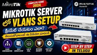 mikrotik vlan setup  mikrotik router vlan  configuration Tutorial