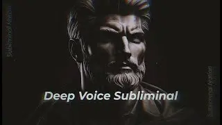 Get Deep Authoritative and Dominant Voice Subliminal | Powerful Subliminal | Low Pitch Voice