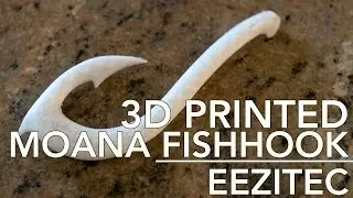 Do you want a 3D Printed Maui Hook from MOANA? Check out our timelapse | EEZITEC