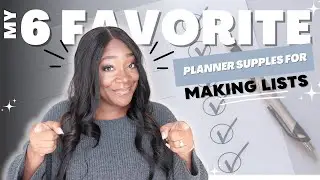 Top 6 Must-have Planner Supplies For List-making