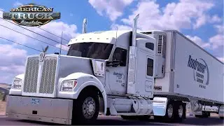 ATS - 1.50 Kenworth W990 from Salem to Burns | Serial Black's ISX Straight Pipe engine | PNG