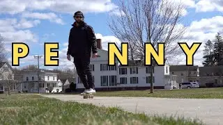 My First Penny Board Ride in SPRING