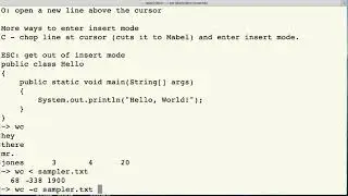 Unix Filters