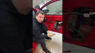 Replacing the window regulator on a Polo