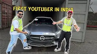 First YouTuber to get a car from DUBAI to INDIA 😍🇮🇳 | Aate hi police ne swagat kiya mumbai me🤧