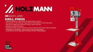 Holzmann SB324VH 400V hihnavetoinen pylväsporakone taajuusmuuttajalla