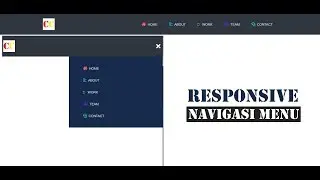 Cara Membuat Navigasi Menu Menggunakan HTML + CSS + JQUERY