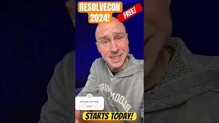 ResolveCon 2024 Starts TODAY!  #davinciresolve #davinciresolvestudio #resolvecon