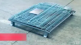 Folding Wire Mesh Container from HM Group
