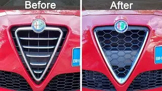 100€ Alfa Giulietta Scudetto Upgrade, Bumper Removal