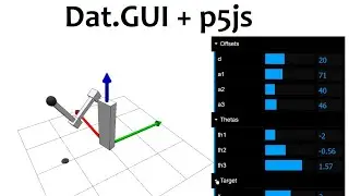 p5.js Dat GUI Tutorial and Setup Guide
